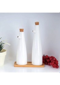 Resim Pure Porselen 2'li Yağlık Seti - 240 + 300 Ml 