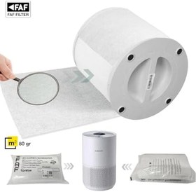 Resim Faf Fresh Air Filter 10 Adet Elektrostatik Pamuk, Xiaomi Purifier Serileri İle Uyumlu Hava Temizleyici Filtre Üstü Elektrostatik Toz Tutucu Koruyucu (4 COMPACT) 