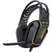 Resim Digital Computer Home Onıkuma X13 3.5mm+Usb Kablolu Kulak Üstü Kulaklık E-Spor Oyun Kulaklığı, Rgb Işıklı (Yurt Dışından) 