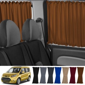 Resim Oto Pandami Ford Connect 1.nesil 2002-2013 Uyumlu Taba Raylı Oto Perde Takımı 