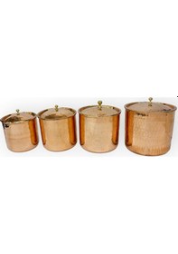 Resim El Dövme Bakır Safran Baharat Seti Bakır 