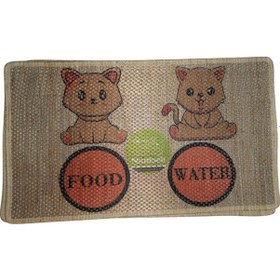 Resim Nanbell Jüt Halı Kedi Tırmalama 70x43 Cm Desenli No:9 