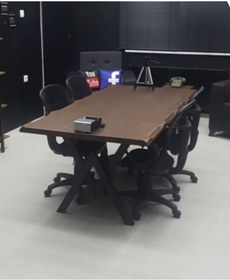 Resim NT Concept Ntconcept Masif Doğal Ağaç Toplantı Ve Ofis Masası(85cm-200cm) 