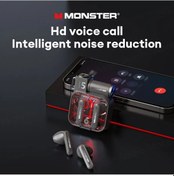 Resim Bej Seçim Monster Xkt15 Bluetooth 5.3 Kablosuz Oyun Kulaklığı Hıfı Stereo Müzik Kulaklıkları Uzun Menzilli Gürültü Önleyici Kulaklıklar 