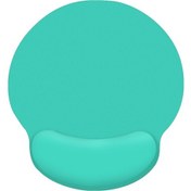 Resim Moveevo Yeşil Bilekli Mouse Pad - Hafıza Köpüğü Hamaklı, Kaymazsız Tabanlı, Ofis Ve Oyun İçin Yumuşak Bilek Destekli Mouse Pad Diğer 