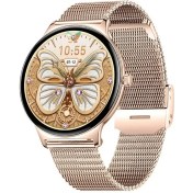 Resim Haino Teko Watch Ultra 5 Amoled Ekran Super Slim Tasarım WaterProof 3 Kordonlu Akıllı Saat Gold Rose 