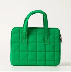 Resim Elmpaly 15 İnç Folding Macbook 14 İnç Ve İpad 11 İnç Taşınabilir Dayanıklı Polyester Siyah Yeşil Krem Laptop Çantası Diğer 