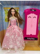 Resim Oyuncak Anlily Bebek Dolaplı Aksesuarlı Oyuncak Gardrop Evcilik 