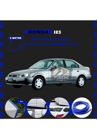 Resim Honda İes Parlak Oto Araç Kapı Koruma Fitili 5 Metre Parlak Mavi Renk 
