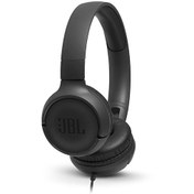 Resim JBL T500 Kulak Üstü Mikrofonlu Kulaklık Siyah JBL