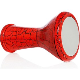 Resim MASTERWORK ÇÖMLEK DARBUKA ÇATLAK KIRMIZI 