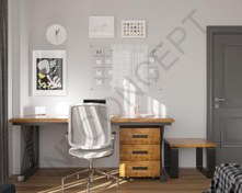 Resim Ntconcept Lavie Üçlü Ofis ve Çalışma Odası Takımı 