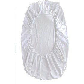 Resim Mycey Çift Kişilik 220x200+30 Cm Pamuklu Fitted Sıvı Geçirmez Alez Beyaz 