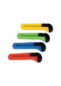 Resim U-1836 Boy Maket Bıçağı Büyük Boy Mavi-kırmızı-yeşil-sarı 