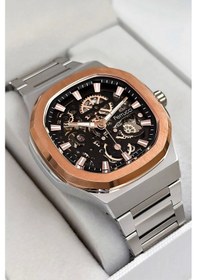 Resim Ferrucci Otomatik Mekanizma Çelik Kordon&kasa Erkek Kol Saati 3 Atm Gümüş-rose Sdfer169 Çok Renkli 