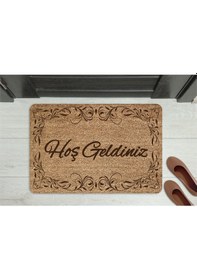 Resim Çok Renkli Dekoratif Çok Amaçlı Iç Ve Dış Kapı Önü Paspası Gri 