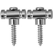 Resim Besthome1 2 Adet Elektro Gitar Tel Sabitleyici Seti - Gümüş Renk Vidalı Kollu Akordu Sabit 