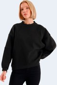 Resim VIA Kadın Sweatshirt Siyah 