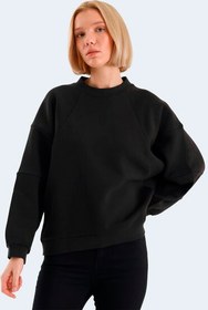 Resim VIA Kadın Sweatshirt Siyah 