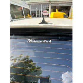 Resim Tky Etiket Maşallah Yazısı Beyaz 