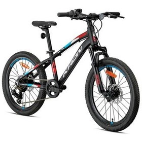Resim Kron Xc 75-v Fren 20 Jant 5-9 Yaş Erkek Çocuk Bisikleti Siyah-kırmızı-mavi Siyah - Kırmızı - Mavi 