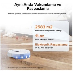 Resim Roborock Q7 Max Beyaz Akıllı Robot Süpürge (Teşhir) 