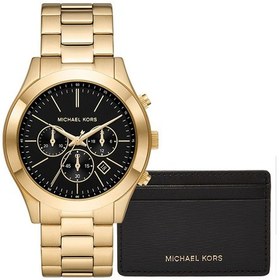 Resim Michael Kors Mk1076set Erkek Kol Saati ve Kartlık 