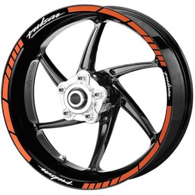 Resim Deeb Pulsar Jant Şeridi Turuncu Beyaz Model X N11.52860 