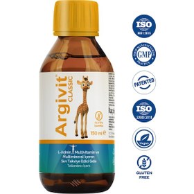 Resim Argivit Multivitamin Şurup 2 x 150 ML 