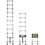 Resim Saraylı Teleskopik Merdiven 11 Basamak 3.20 Metre 