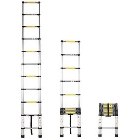 Resim Saraylı Teleskopik Merdiven 11 Basamak 3.20 Metre 