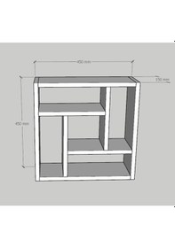 Resim Emkawood Emkawood Trila Duvar Rafı 