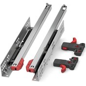 Resim Samet 350 mm 20 Kg Ultimade Slide Tek Açılım Frenli Ray (Mandal Hariç) (127222303) 