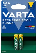 Resim Varta Şarjlı AAA 1000 mAh İnce Pil 2 Adet 