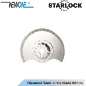 Resim Mingjin Shop 1 Elmas Segmenti Stili Newone Starlock Paslanmaz Steeldiamond Testere Bıçakları Elektrikli Güç Salınımlı Aletler Çok Amaçlı Renovator Giyotin Bıçaklarına Uygundur (Yurt Dışından) 