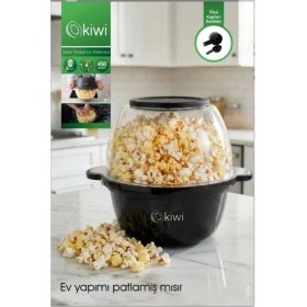 Resim Kiwi KPM-7407 Mısır Patlatma Makinesi 5 Dk Hızlı Patlatma, Otomatik Karıştırma 