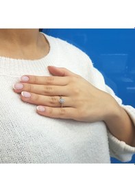 Resim Lova Pırlanta Taşlı Damla Yüzük - 1010296 