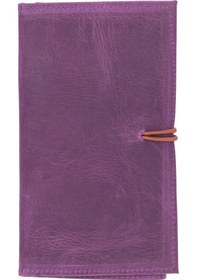 Resim Deri Kablo Aksesuar Taşıma Çantası Antik Mor Mor 