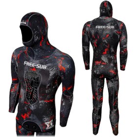 Resim Free-Sub 3mm Troya Yamamoto39 Avcı Dalış Elbisesi - XS 