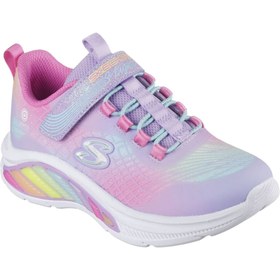 Resim Skechers Rainbow Cruisers Kız Çocuk Mor Günlük Ayakkabı 