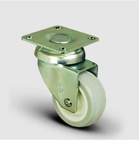 Resim Ep01Zkc50 Döner Tablalı Poliamid Üzeri Pvc Tekerlek Çap:50 