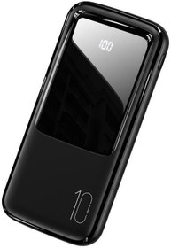 Resim HP-969 10000 Mah Dijital Göstergeli Powerbank 4 Girişli Type C Lightning Micro USB 1 To 7 Gerçek 10000 Taşınabilir Şarj 