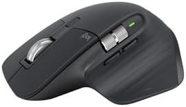 Resim Logitech MX Master 3S Performans Kablosuz Mouse, 8.000 DPI, Sessiz, Ergonomik, Ultra Hızlı Kaydırma, Çoklu Cihaz Özelliği, Bluetooth, Logi Bolt USB Alıcı, Siyah 
