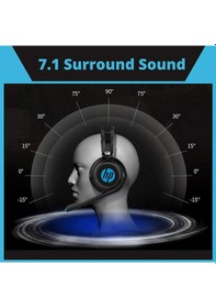 Resim HP H200GS Kulak Üstü Oyuncu Kulaklığı 