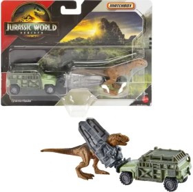 Resim Matchbox Jurassi̇c World Di̇no Transporter Arabaları Tyranno-Hauler JGM05 