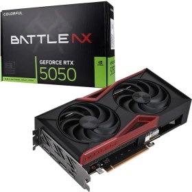 Resim Colorful Rtx 5050 8gb Gddr6 128BIT Battle Ax Duo Gaming (Oyuncu) Ekran Kartı 