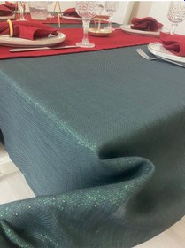 Resim Simli Dertsiz Salon Masa Örtüsü Füme 25 Parça 