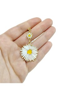 Resim biuti Metal İkili Papatya Araba Dikiz Ayna Süsü Hediyelik Aksesuar Araba Hediyesi 