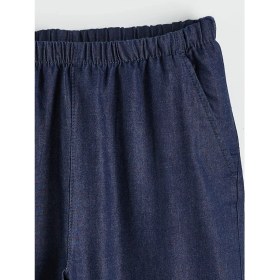 Resim LC Waikiki Lcw Kids Lacivert Beli Lastikli Kız Çocuk Gabardin Pantolon 