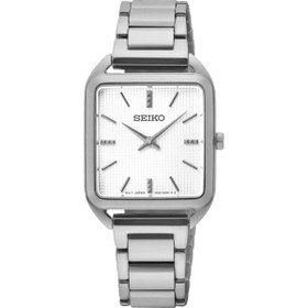 Resim Seiko Swr073p Quartz Çelik Gri 26 Mm Kadın Kol Saati 